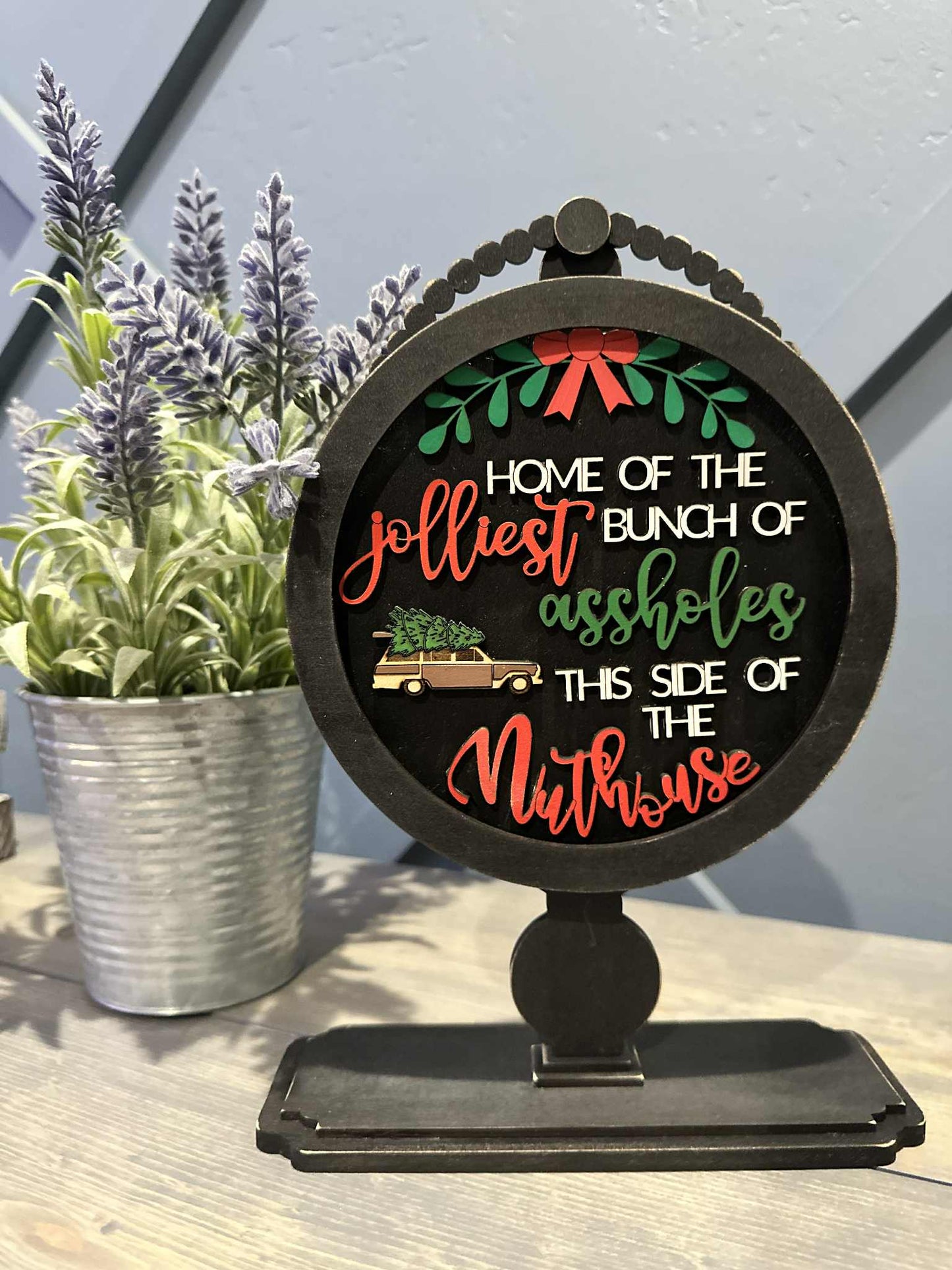 Jolliest Assholes | Tabletop Interchangeable Sign