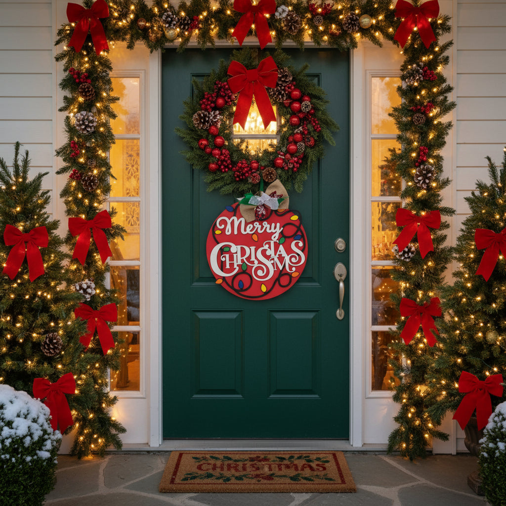Merry Christmas Lights | DIY Door or Tabletop Kit