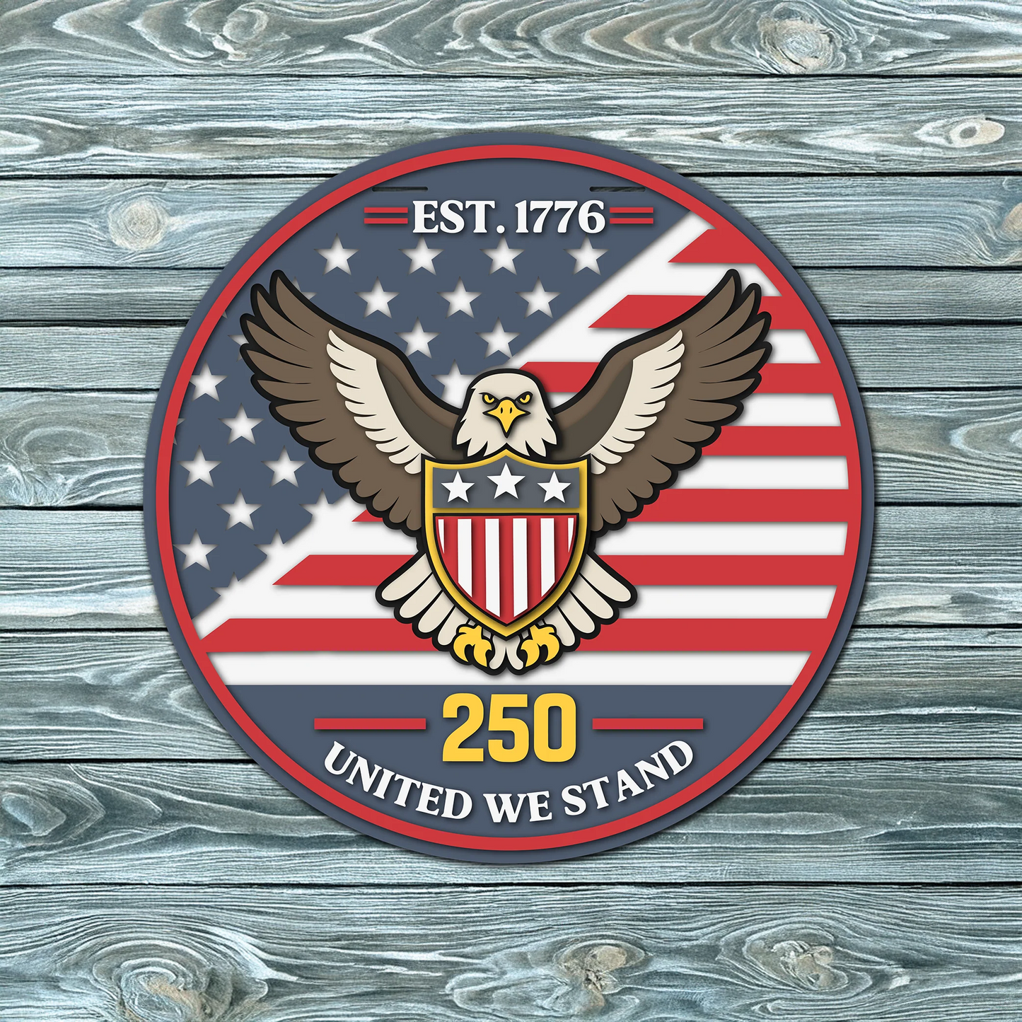 America 250 Est 1776 | DIY Door or Tabletop Kit