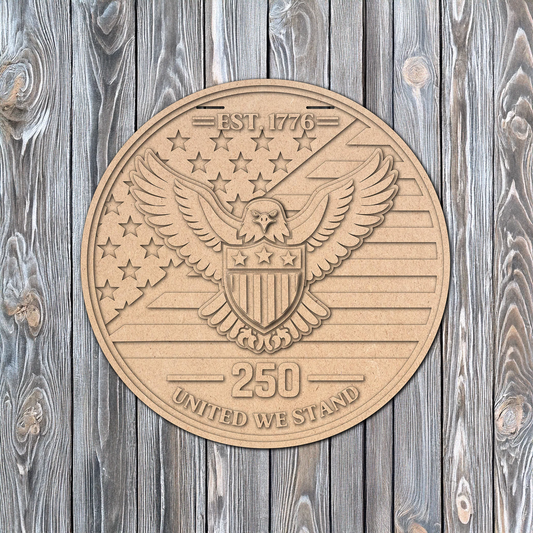 America 250 Est 1776 | DIY Door or Tabletop Kit