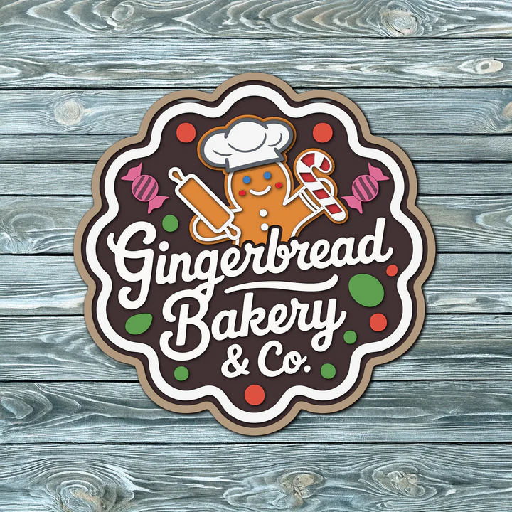 Gingerbread Bakery & Co. | DIY Door or Tabletop Kit