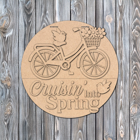 Cruisin' Into Spring | DIY Door or Tabletop Kit