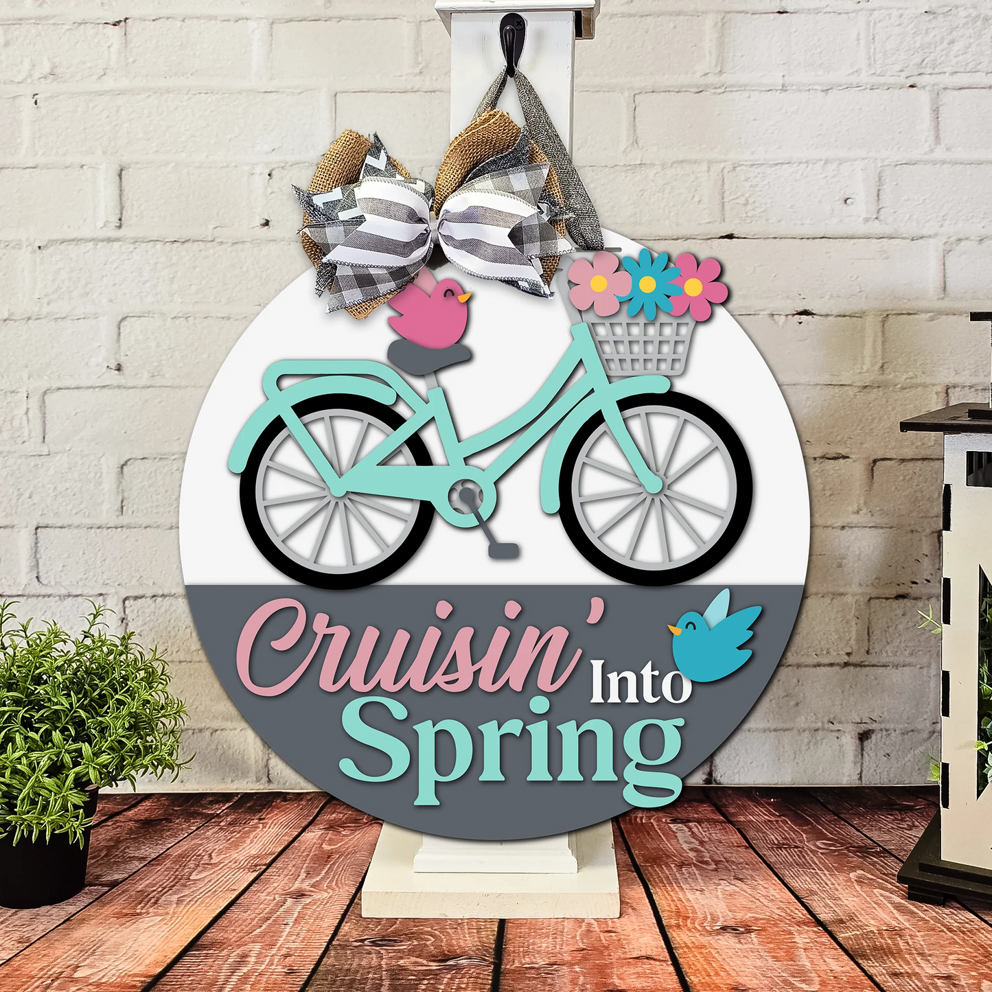 Cruisin' Into Spring | DIY Door or Tabletop Kit