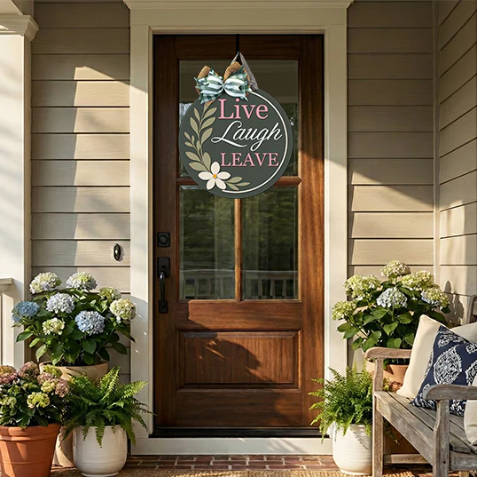 Live Laugh Leave | DIY Door or Tabletop Kit