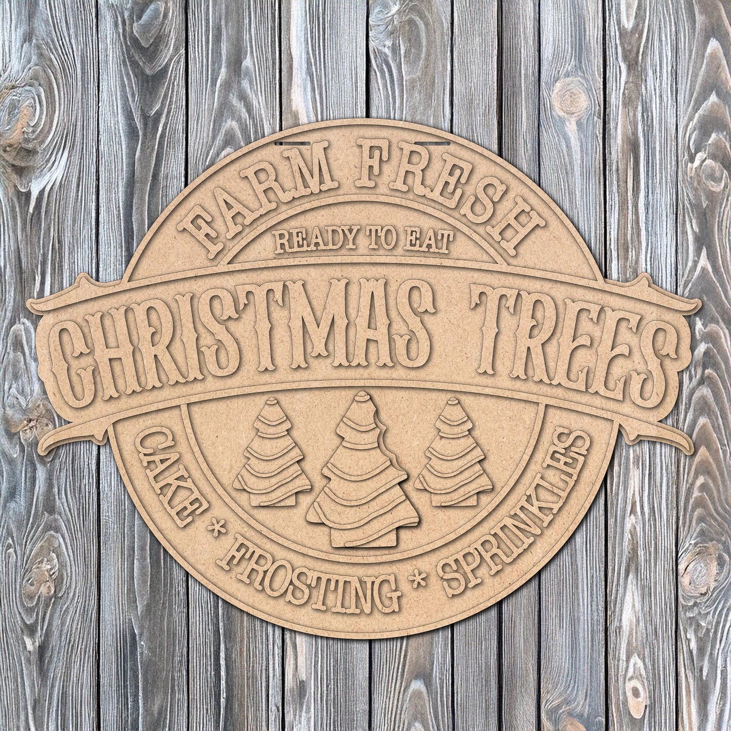 Farm Fresh Christmas Trees | DIY Door or Tabletop Kit