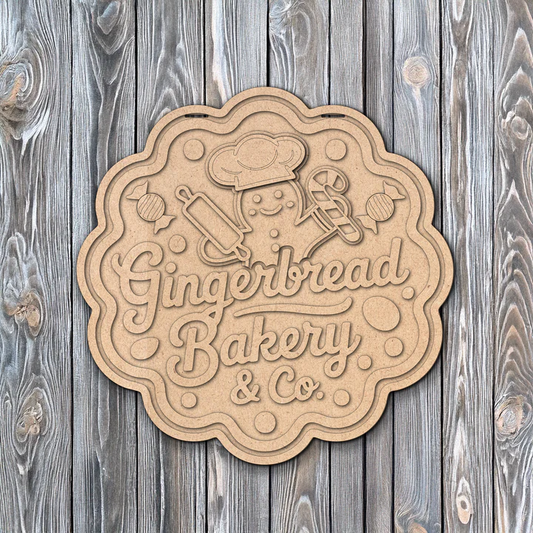 Gingerbread Bakery & Co. | DIY Door or Tabletop Kit